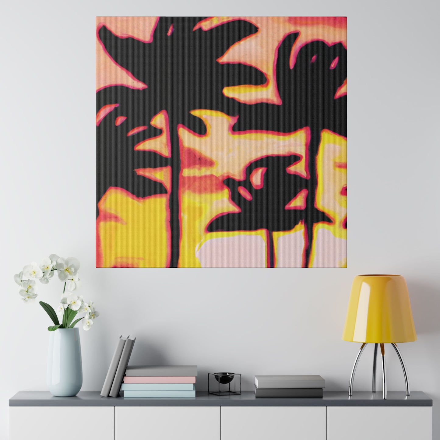 9329P - Miami Beach Sunset Painting Print | Miami | Beach | Sunset | Poster | Home Decor | Wall Art | Canvas