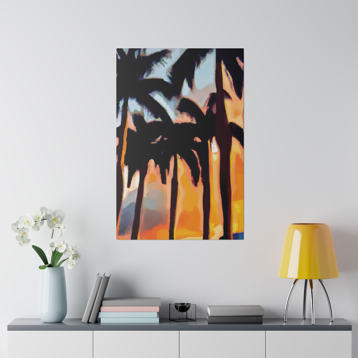 5642H - Miami Beach Sunset Painting Print | Miami | Beach | Sunset | Poster | Home Decor | Wall Art | Canvas
