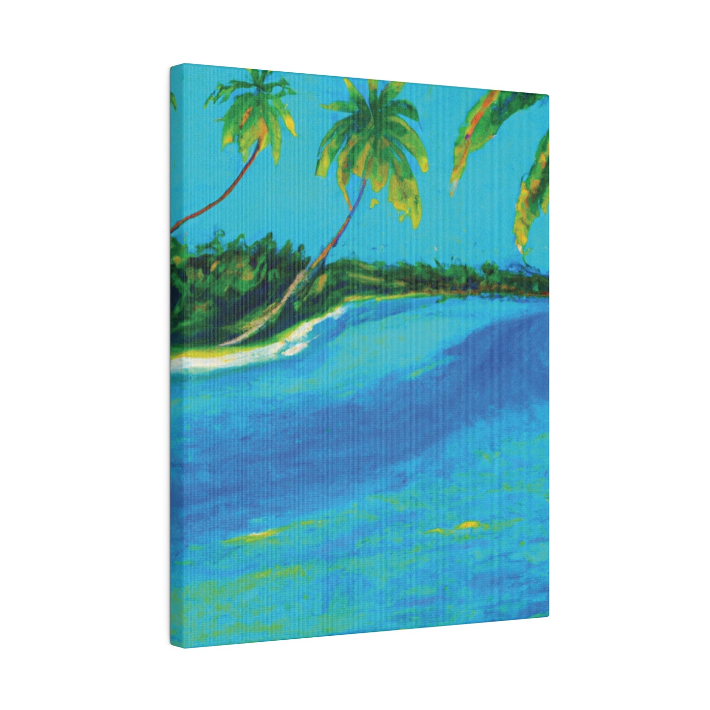 5491K - Bahamas Ocean Painting Print | Bahamas | Ocean | Beach | Poster | Home Decor | Wall Art | Canvas