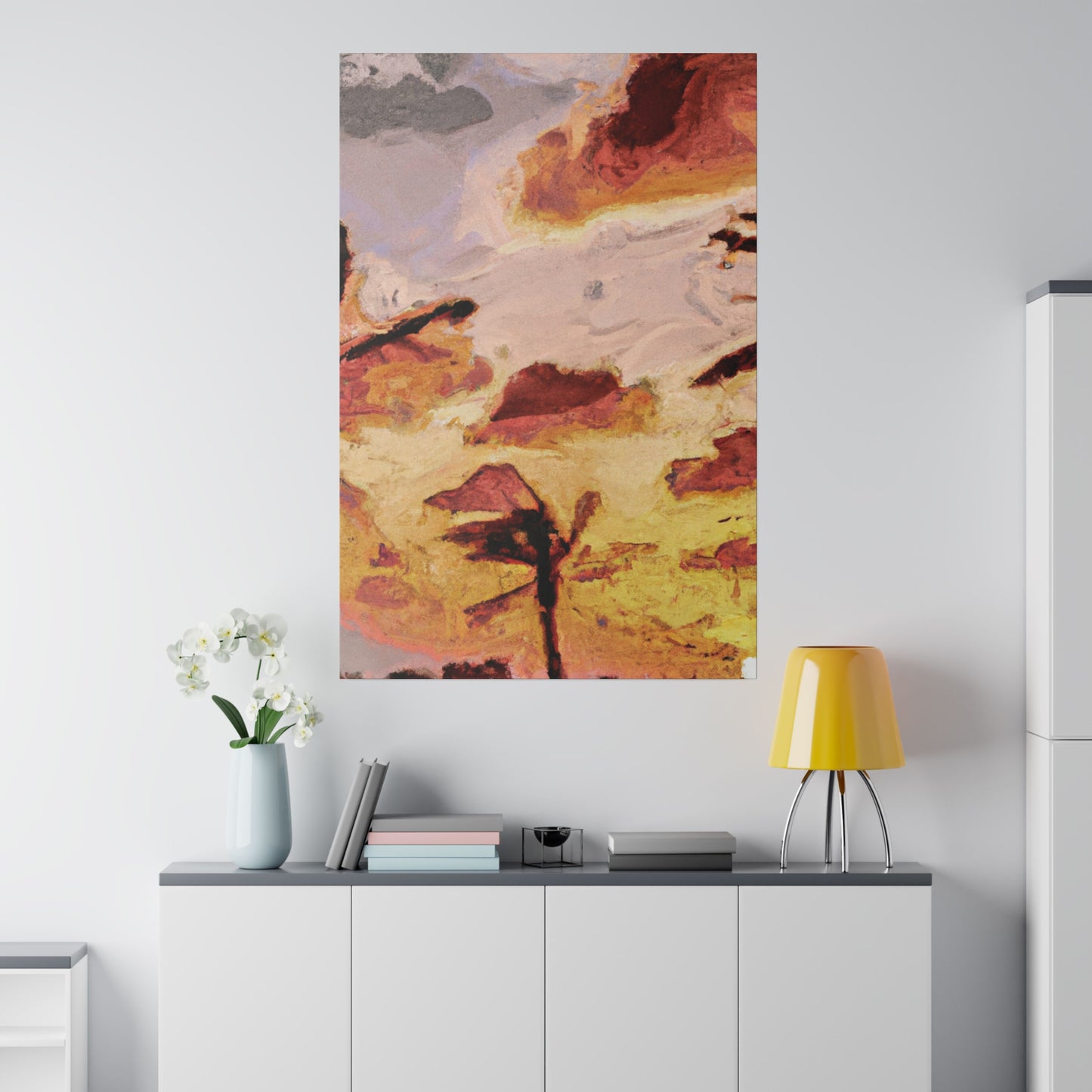 8733P - Miami Beach Sunset Painting Print | Miami | Beach | Sunset | Poster | Home Decor | Wall Art | Canvas