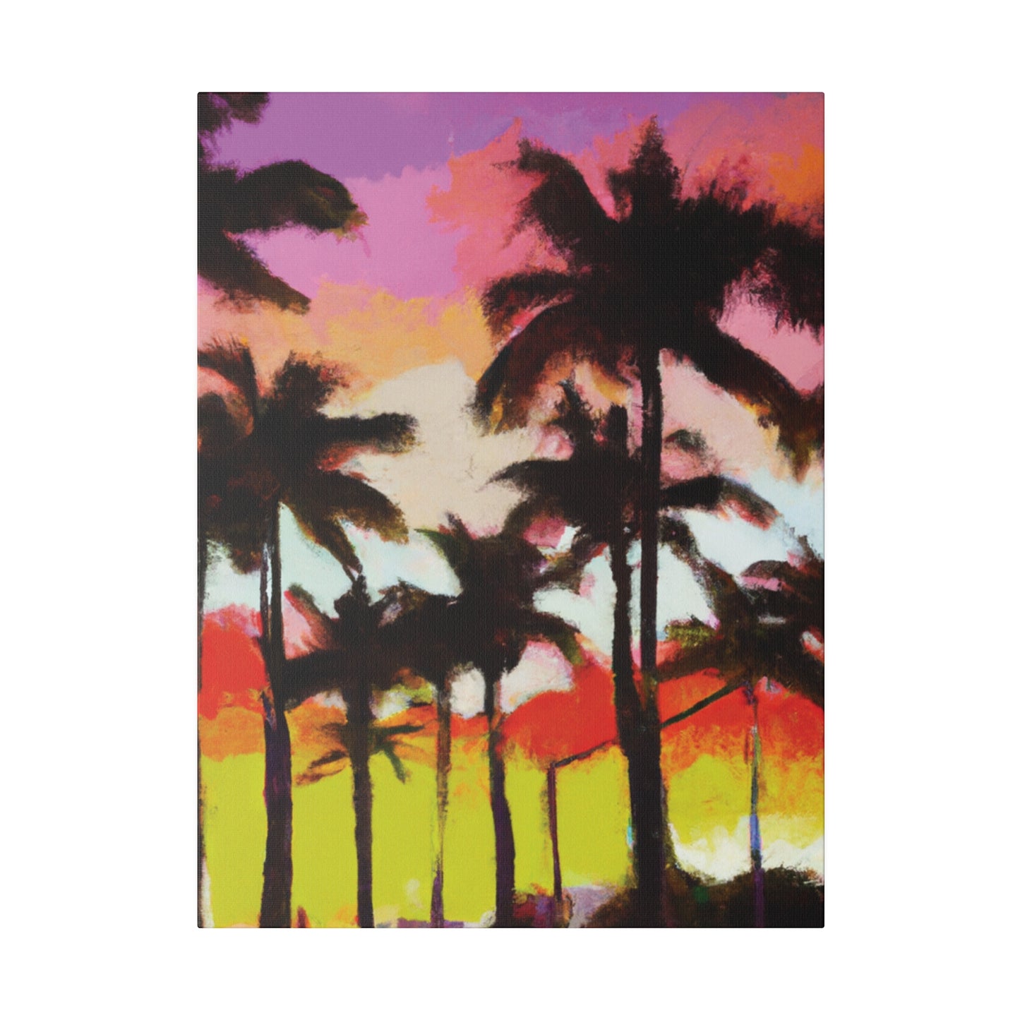 2187U - Miami Beach Sunset Painting Print | Miami | Beach | Sunset | Poster | Home Decor | Wall Art | Canvas