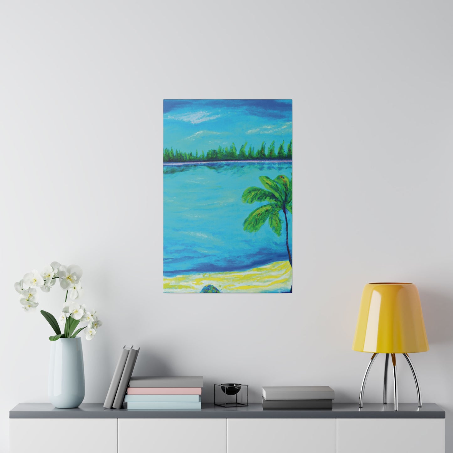 7122L - Bahamas Ocean Painting Print | Bahamas | Ocean | Beach | Poster | Home Decor | Wall Art | Canvas