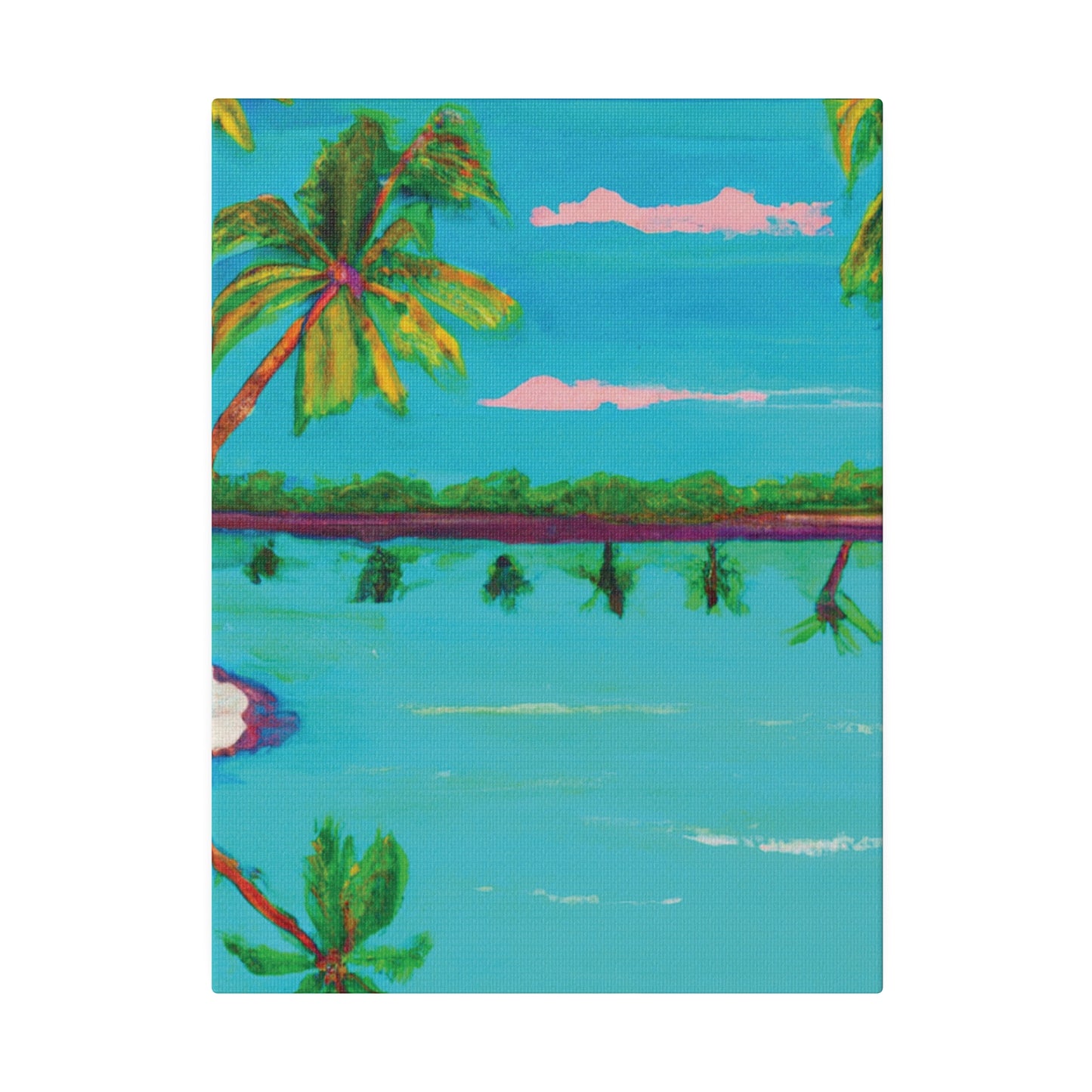 3739G - Bahamas Ocean Painting Print | Bahamas | Ocean | Beach | Poster | Home Decor | Wall Art | Canvas