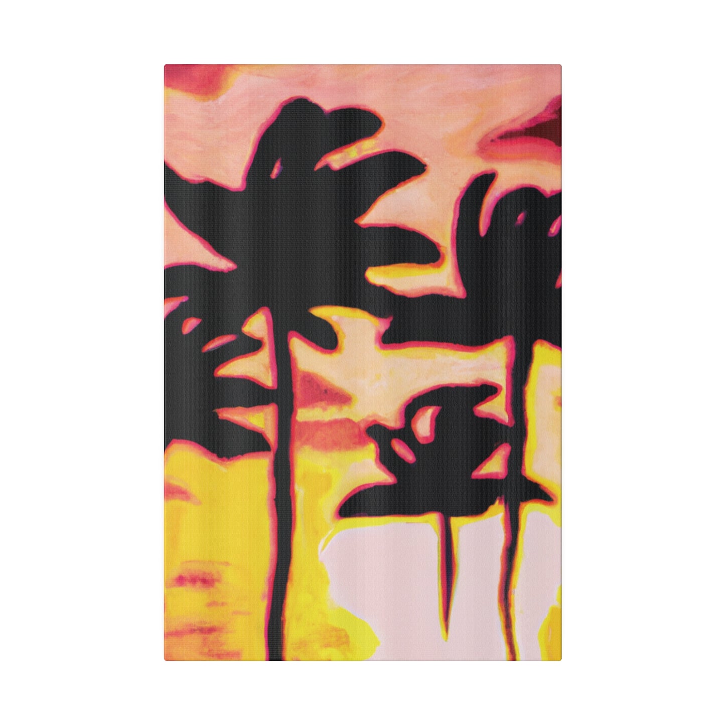 9329P - Miami Beach Sunset Painting Print | Miami | Beach | Sunset | Poster | Home Decor | Wall Art | Canvas