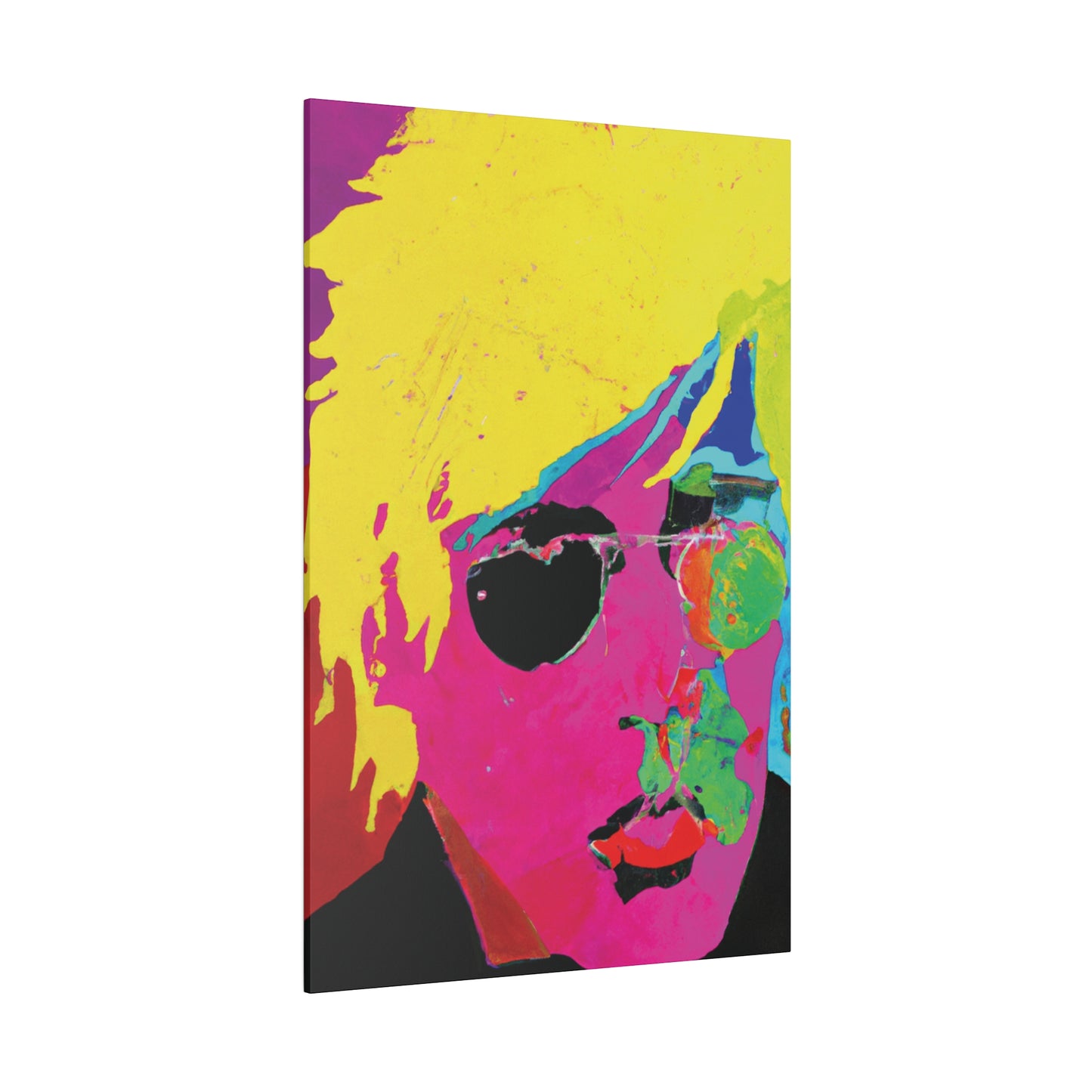 7141U - Rockstar Painting Print | Face | Abstract | Poster | Home Decor | Wall Art | Music Art | Canvas