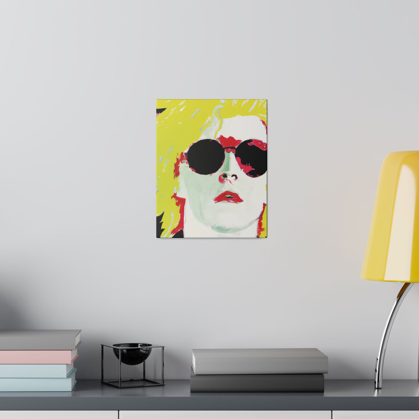 6289X - Rockstar Painting Print | Face | Abstract | Poster | Home Decor | Wall Art | Music Art | Canvas