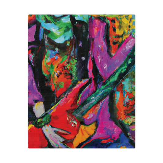 3861D - Rockstar Oil Painting Style Print | Poster | Home Decor | Wall Art | Music Art | Canvas