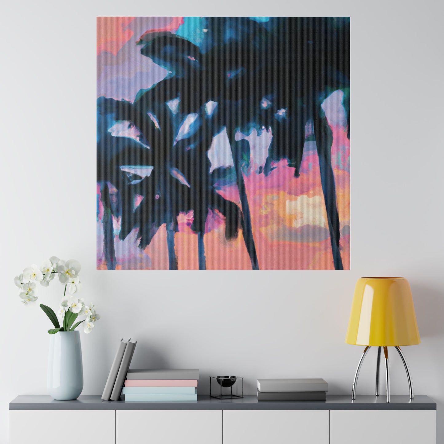 7234X - Miami Beach Sunset Painting Print | Miami | Beach | Sunset | Poster | Home Decor | Wall Art | Canvas