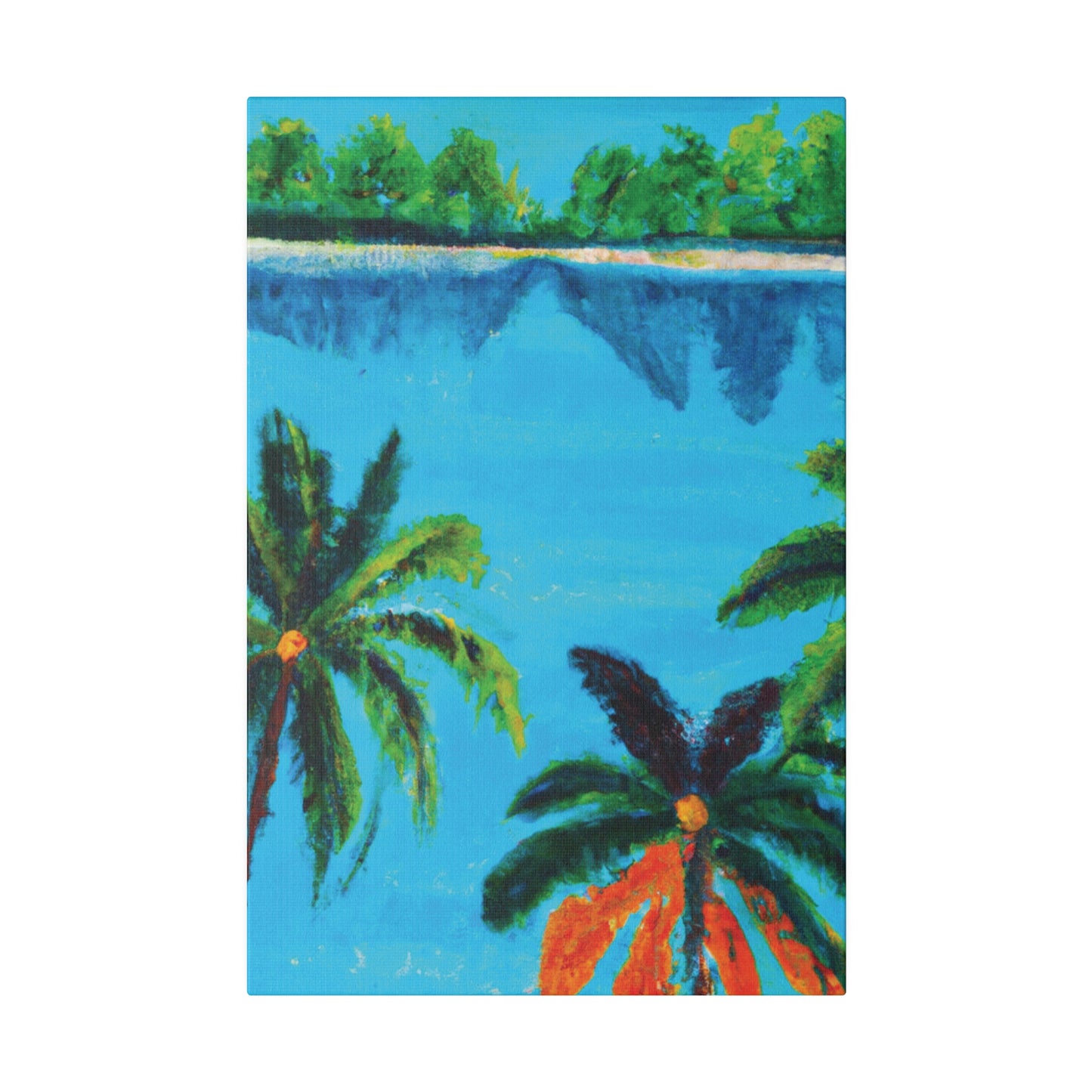 7373A - Bahamas Ocean Painting Print | Bahamas | Ocean | Beach | Poster | Home Decor | Wall Art | Canvas