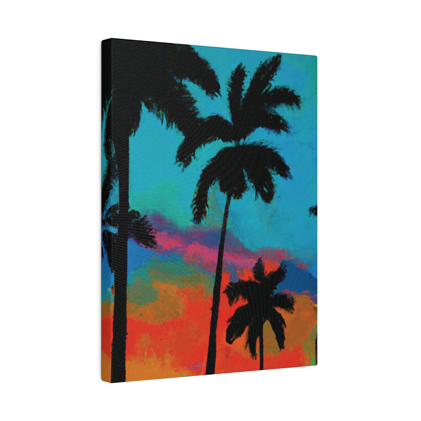 2838A - Miami Beach Sunset Painting Print | Miami | Beach | Sunset | Poster | Home Decor | Wall Art | Canvas