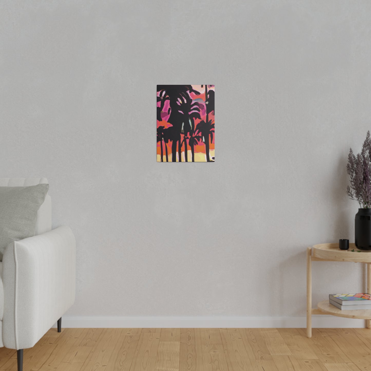 8741N - Miami Beach Sunset Painting Print | Miami | Beach | Sunset | Poster | Home Decor | Wall Art | Canvas