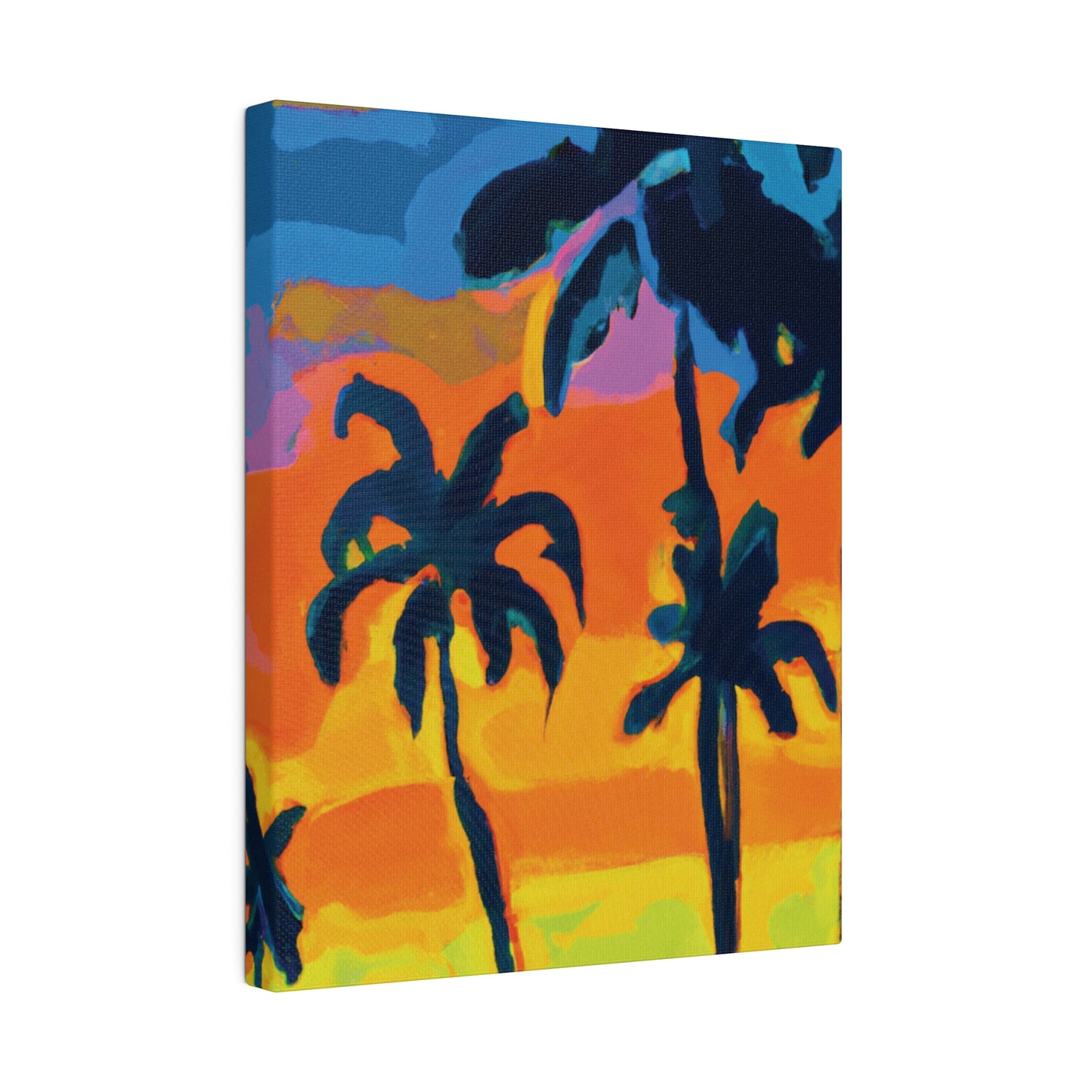 5462R - Miami Beach Sunset Painting Print | Miami | Beach | Sunset | Poster | Home Decor | Wall Art | Canvas