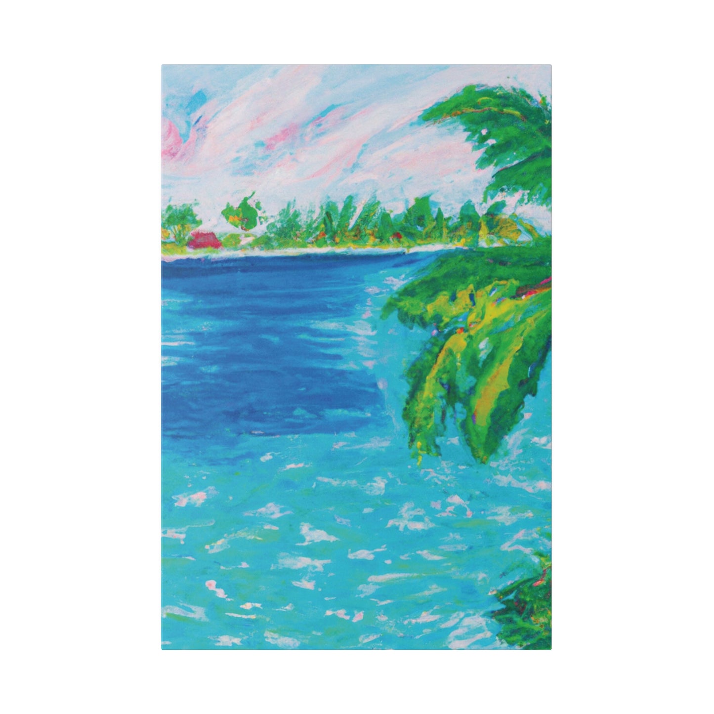 3265X - Bahamas Ocean Painting Print | Bahamas | Ocean | Beach | Poster | Home Decor | Wall Art | Canvas