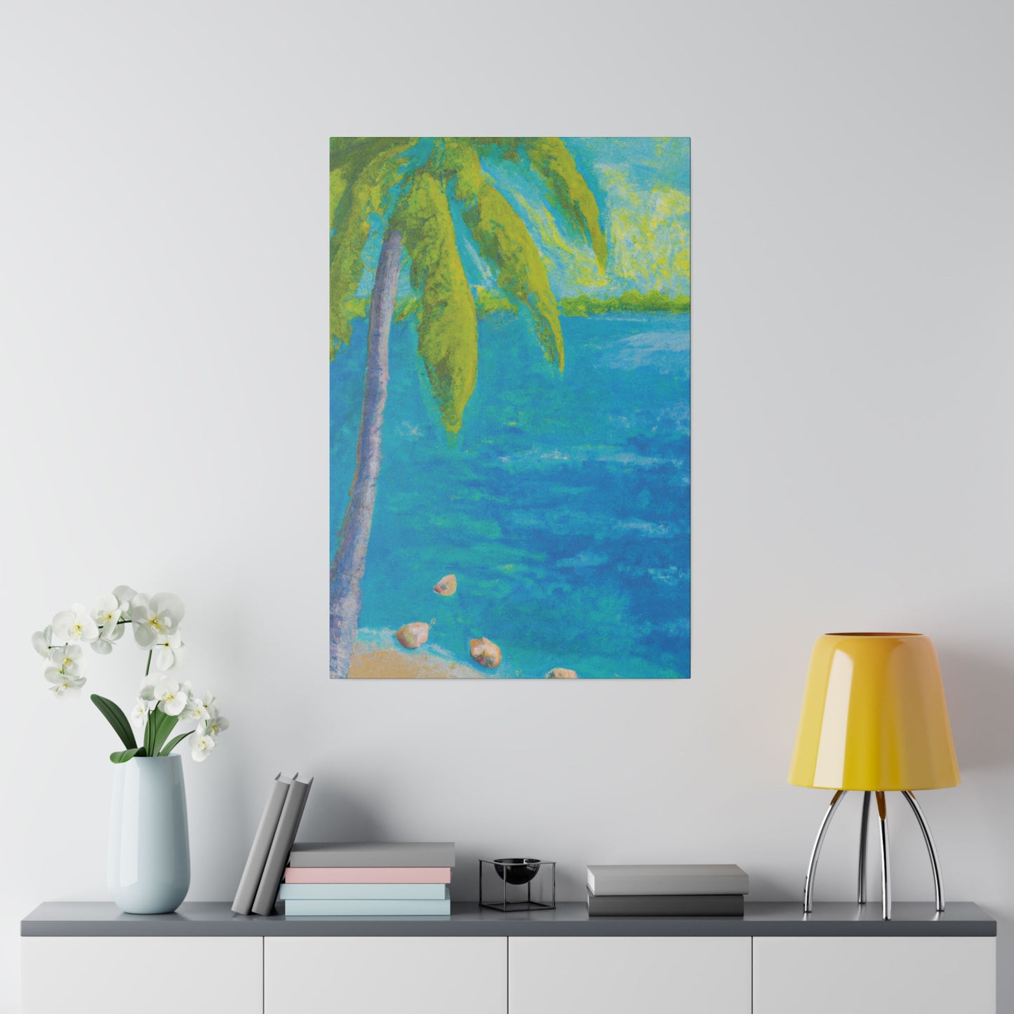 8812F - Bahamas Ocean Painting Print | Bahamas | Ocean | Beach | Poster | Home Decor | Wall Art | Canvas