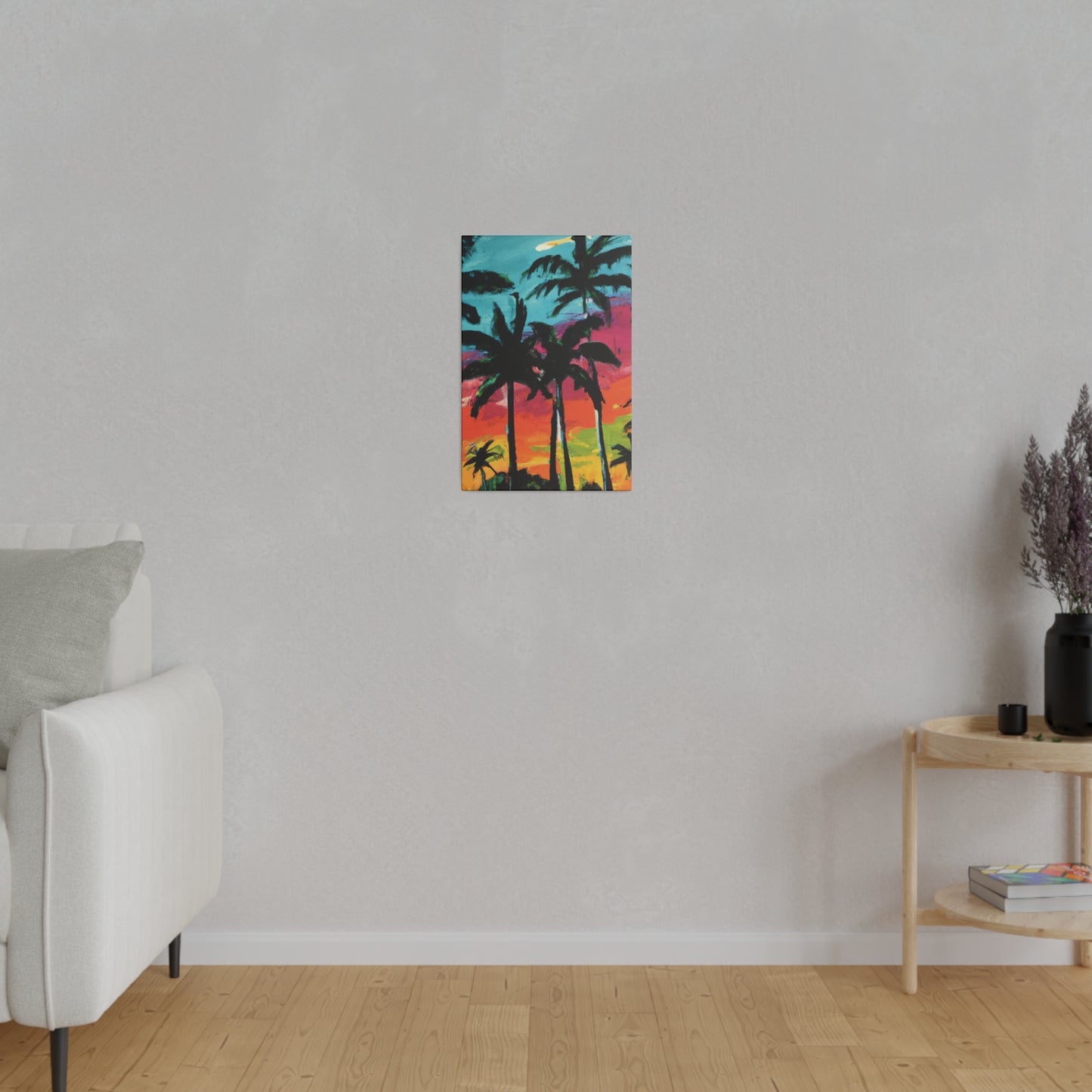 9761F - Miami Beach Sunset Painting Print | Miami | Beach | Sunset | Poster | Home Decor | Wall Art | Canvas