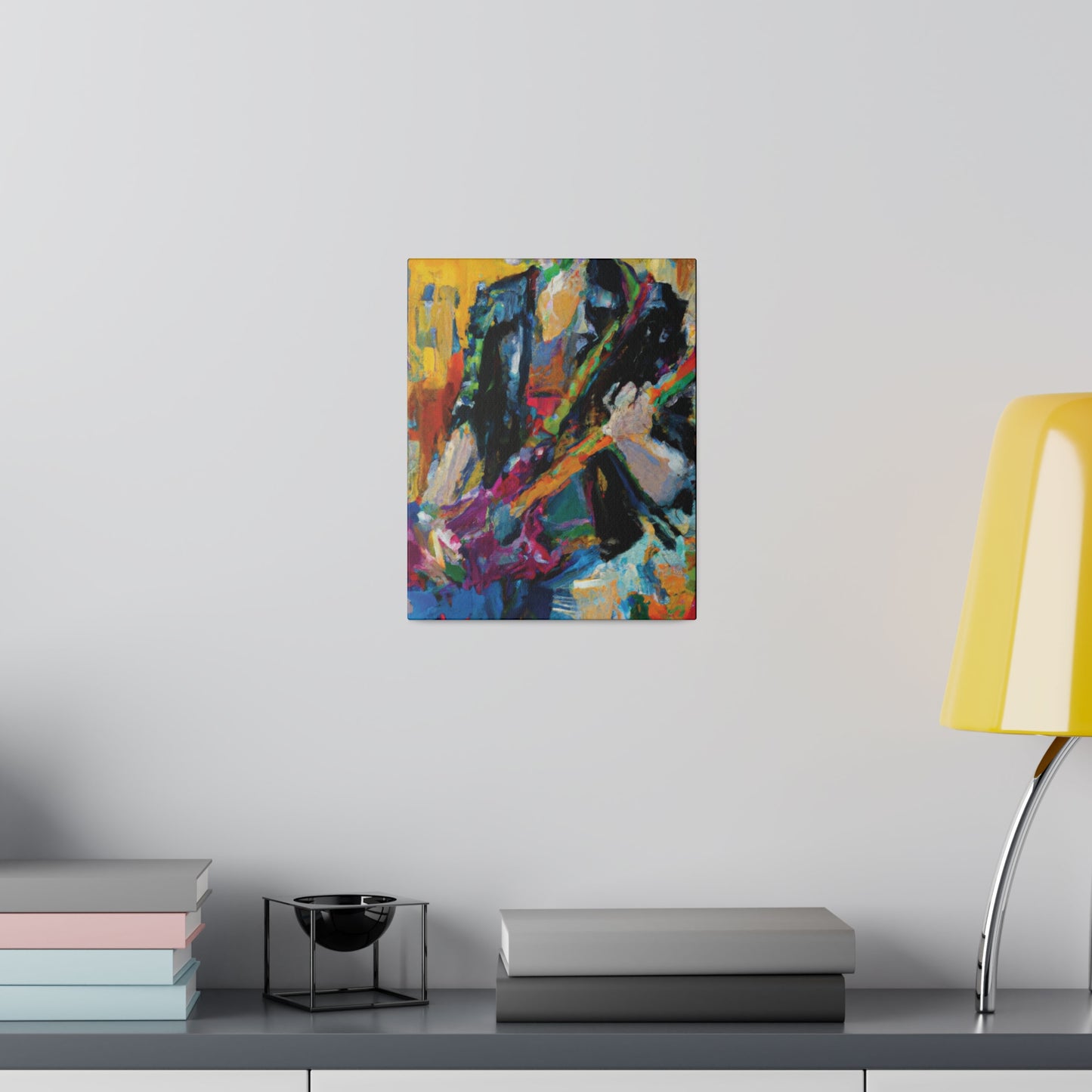 4813Q - Rockstar Oil Painting Style Print | Poster | Home Decor | Wall Art | Music Art | Canvas