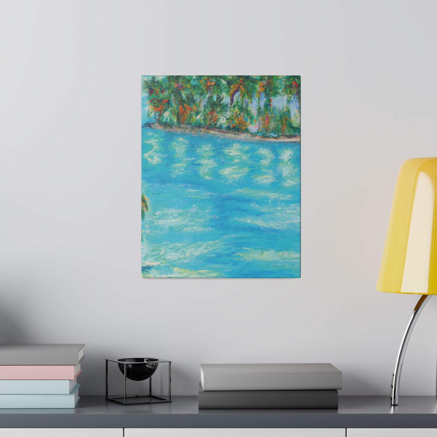 8625Q - Bahamas Ocean Painting Print | Bahamas | Ocean | Beach | Poster | Home Decor | Wall Art | Canvas