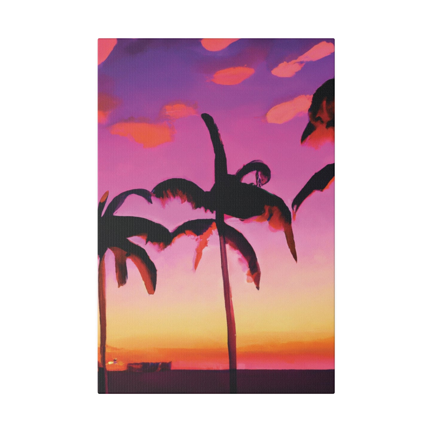 5426A - Miami Beach Sunset Painting Print | Miami | Beach | Sunset | Poster | Home Decor | Wall Art | Canvas