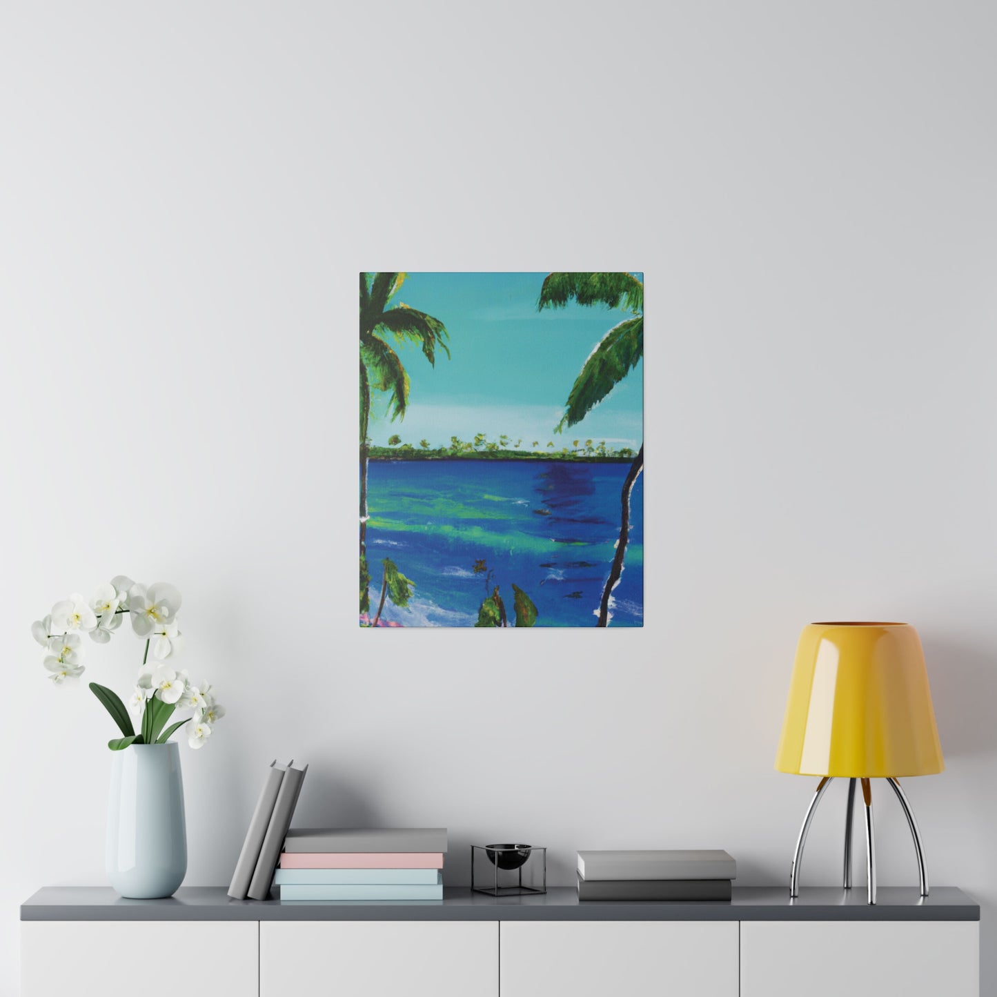 5491V - Bahamas Ocean Painting Print | Bahamas | Ocean | Beach | Poster | Home Decor | Wall Art | Canvas