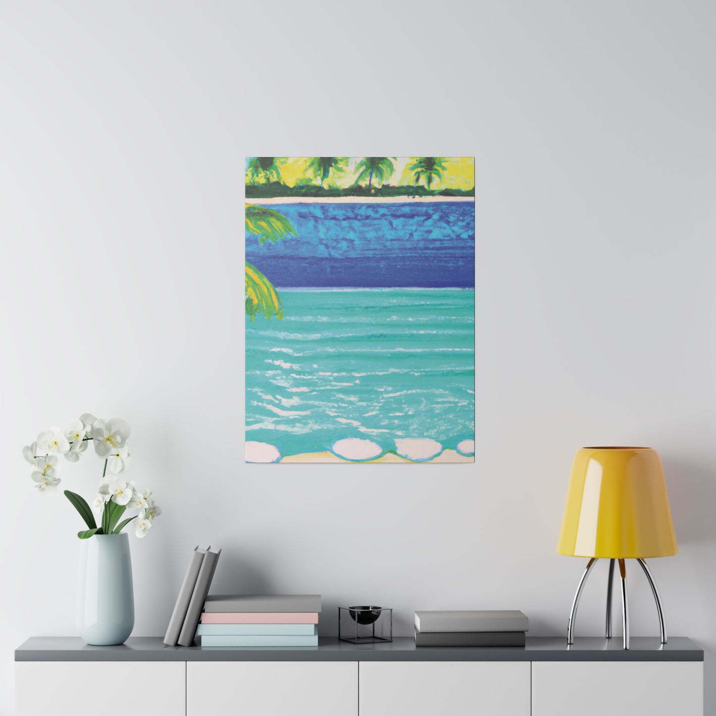 4234Z - Bahamas Ocean Painting Print | Bahamas | Ocean | Beach | Poster | Home Decor | Wall Art | Canvas