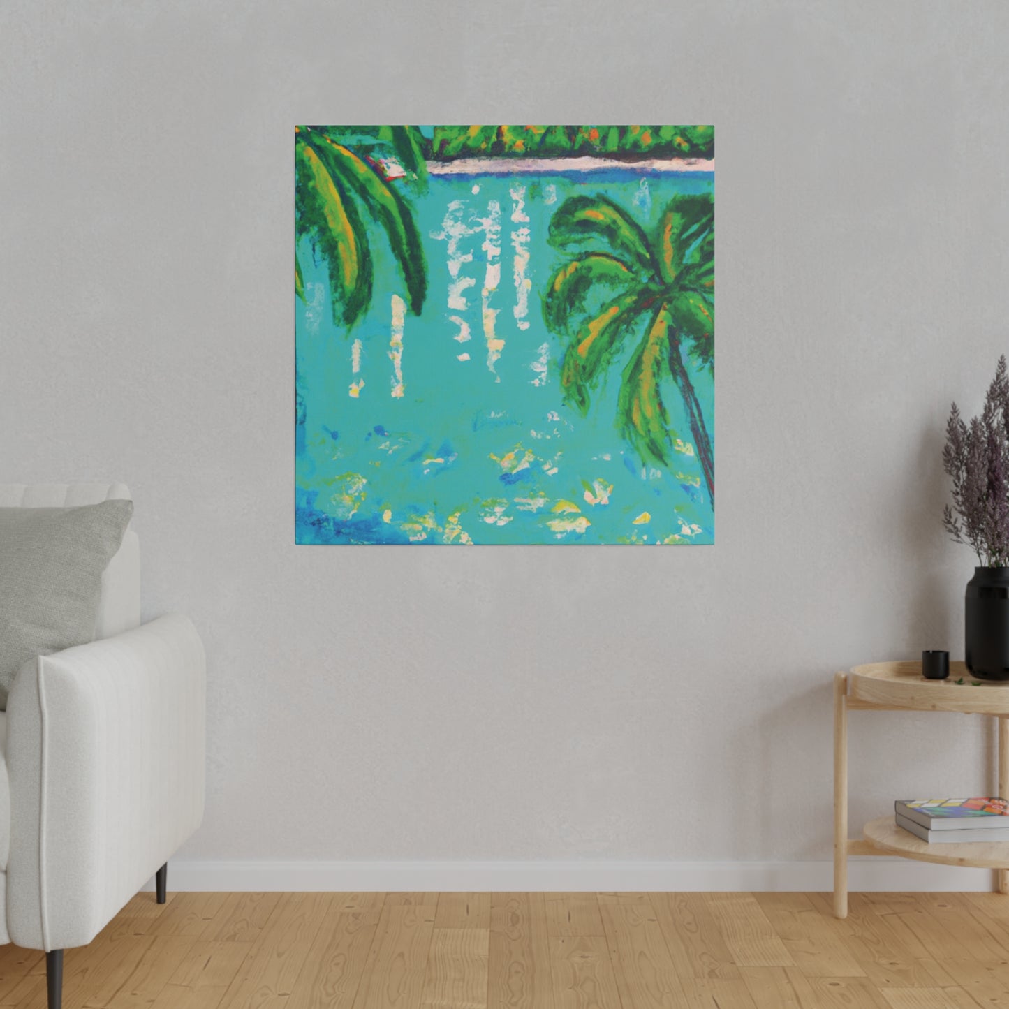 6412Q - Bahamas Ocean Painting Print | Bahamas | Ocean | Beach | Poster | Home Decor | Wall Art | Canvas