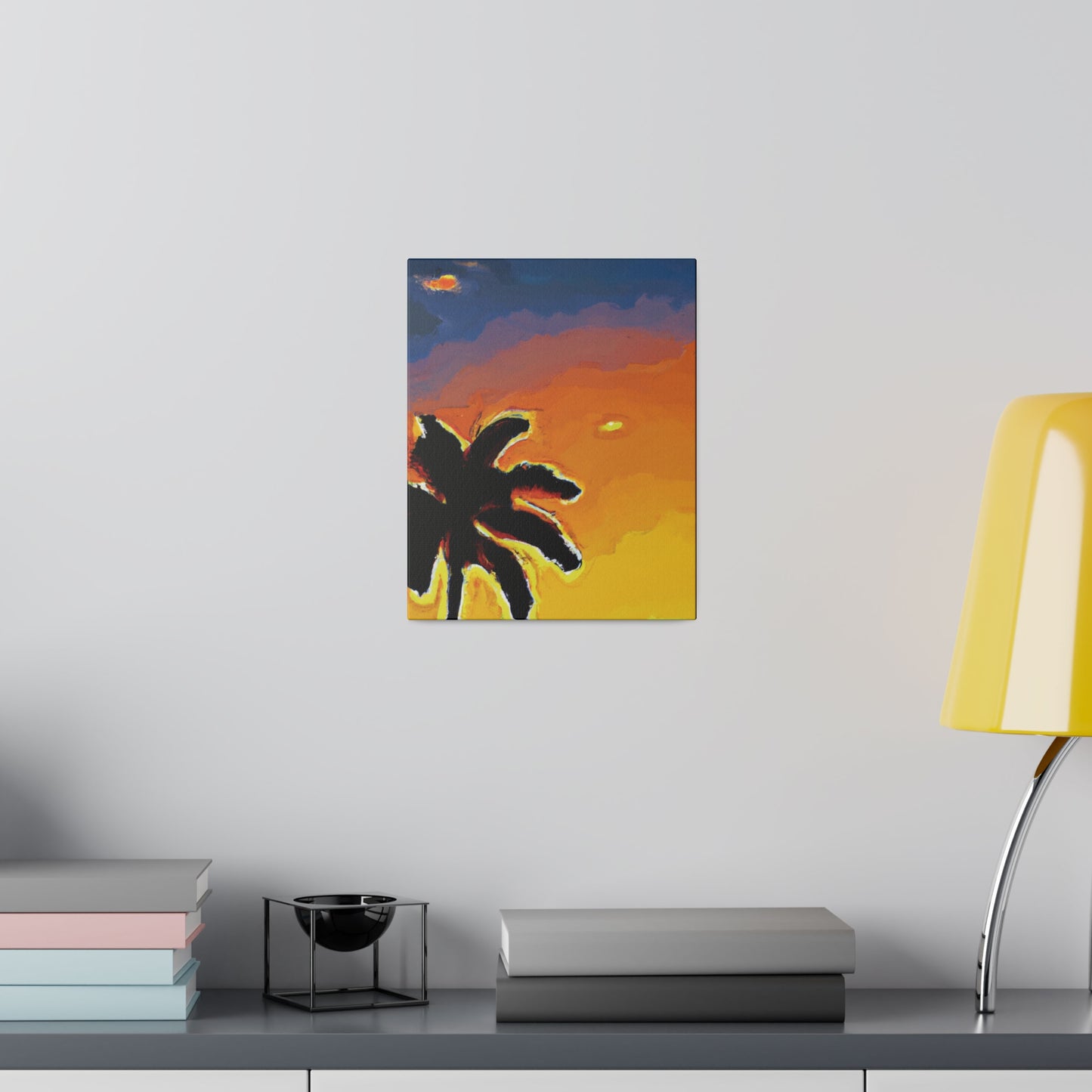 8720W - Miami Beach Sunset Painting Print | Miami | Beach | Sunset | Poster | Home Decor | Wall Art | Canvas