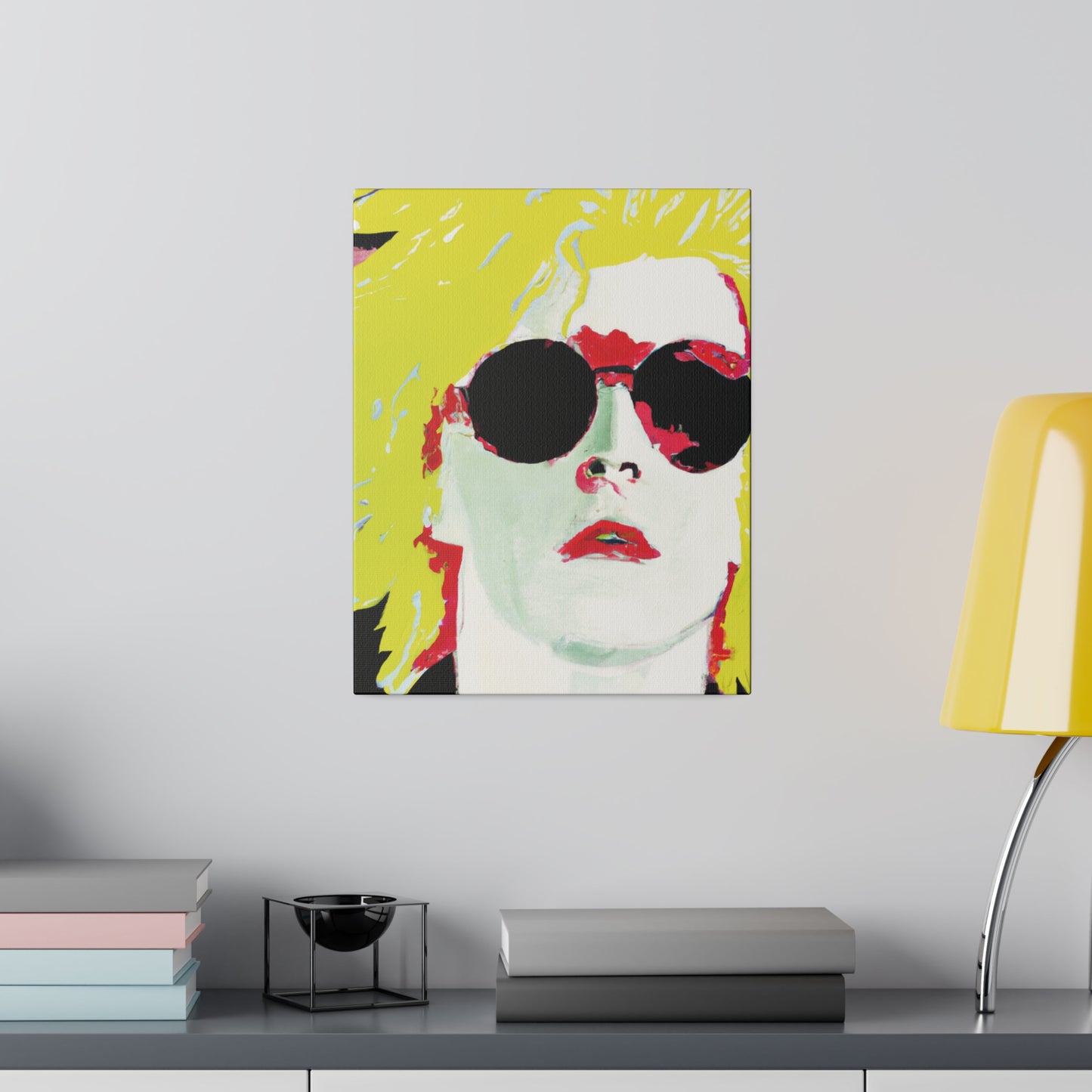 6289X - Rockstar Painting Print | Face | Abstract | Poster | Home Decor | Wall Art | Music Art | Canvas