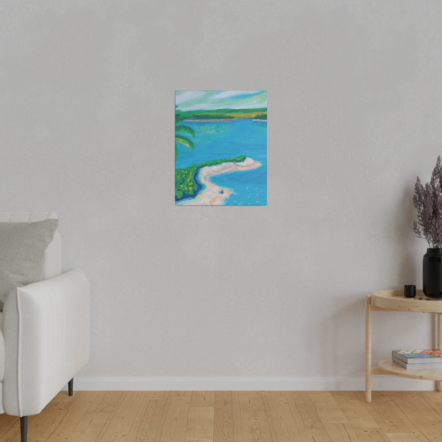 4895I - Bahamas Ocean Painting Print | Bahamas | Ocean | Beach | Poster | Home Decor | Wall Art | Canvas