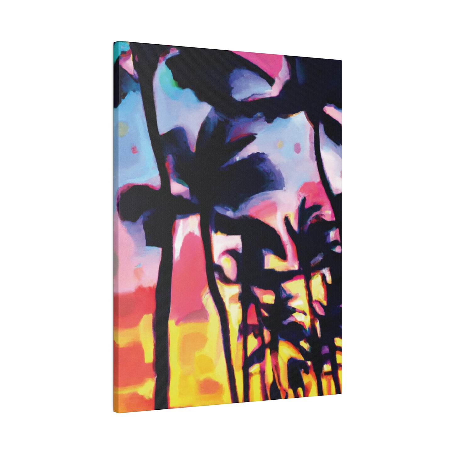 2637V - Miami Beach Sunset Painting Print | Miami | Beach | Sunset | Poster | Home Decor | Wall Art | Canvas