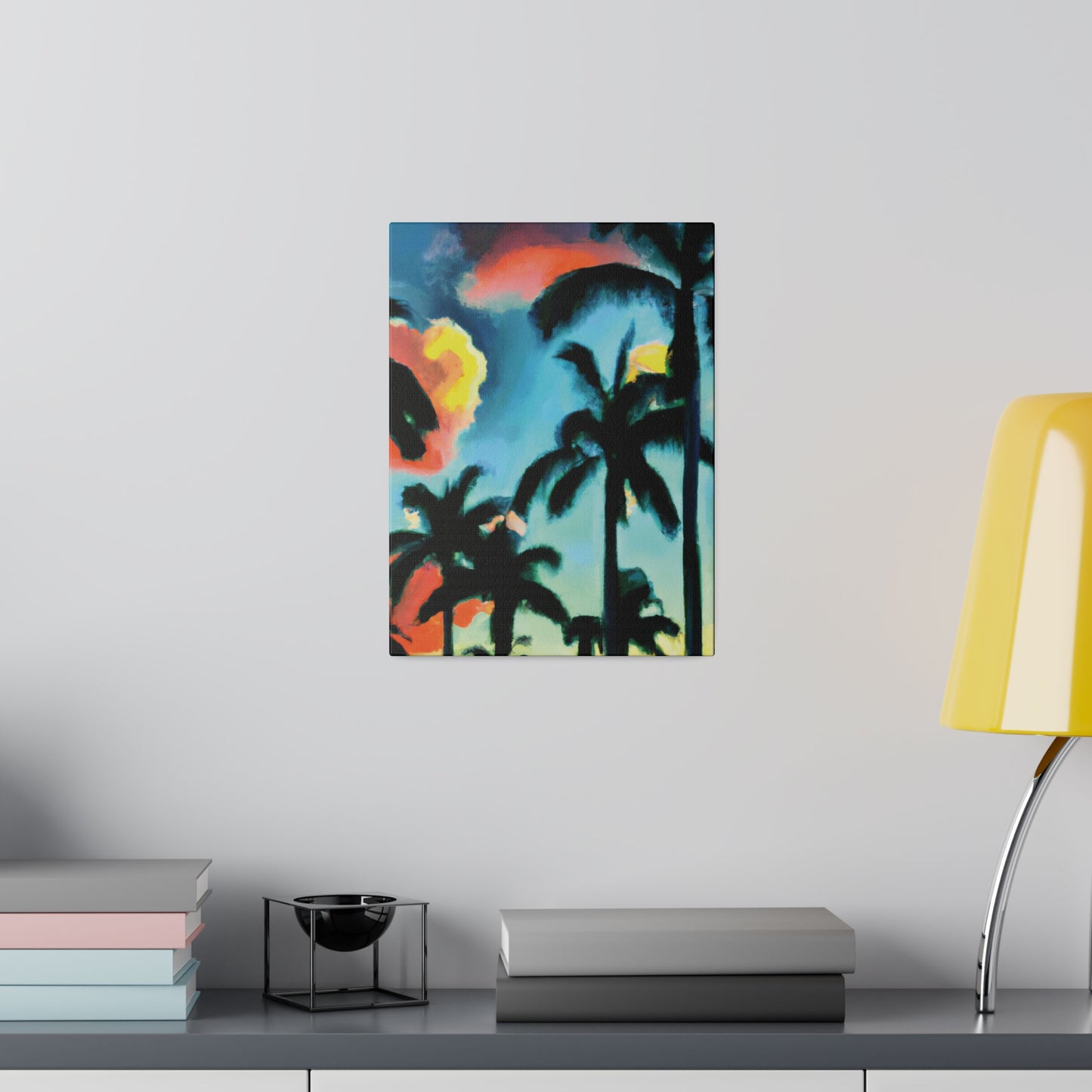 8724W - Miami Beach Sunset Painting Print | Miami | Beach | Sunset | Poster | Home Decor | Wall Art | Canvas