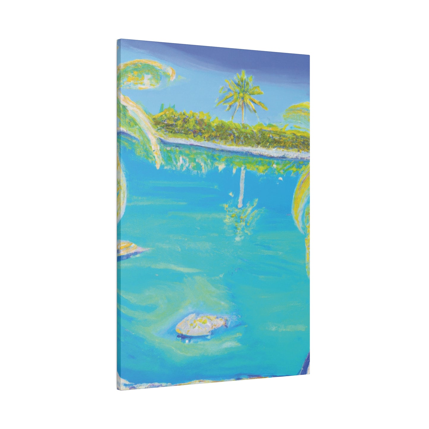 9546V - Bahamas Ocean Painting Print | Bahamas | Ocean | Beach | Poster | Home Decor | Wall Art | Canvas