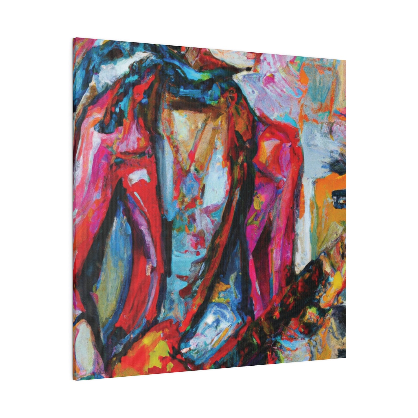 5694F - Rockstar Oil Painting Style Print | Poster | Home Decor | Wall Art | Music Art | Canvas