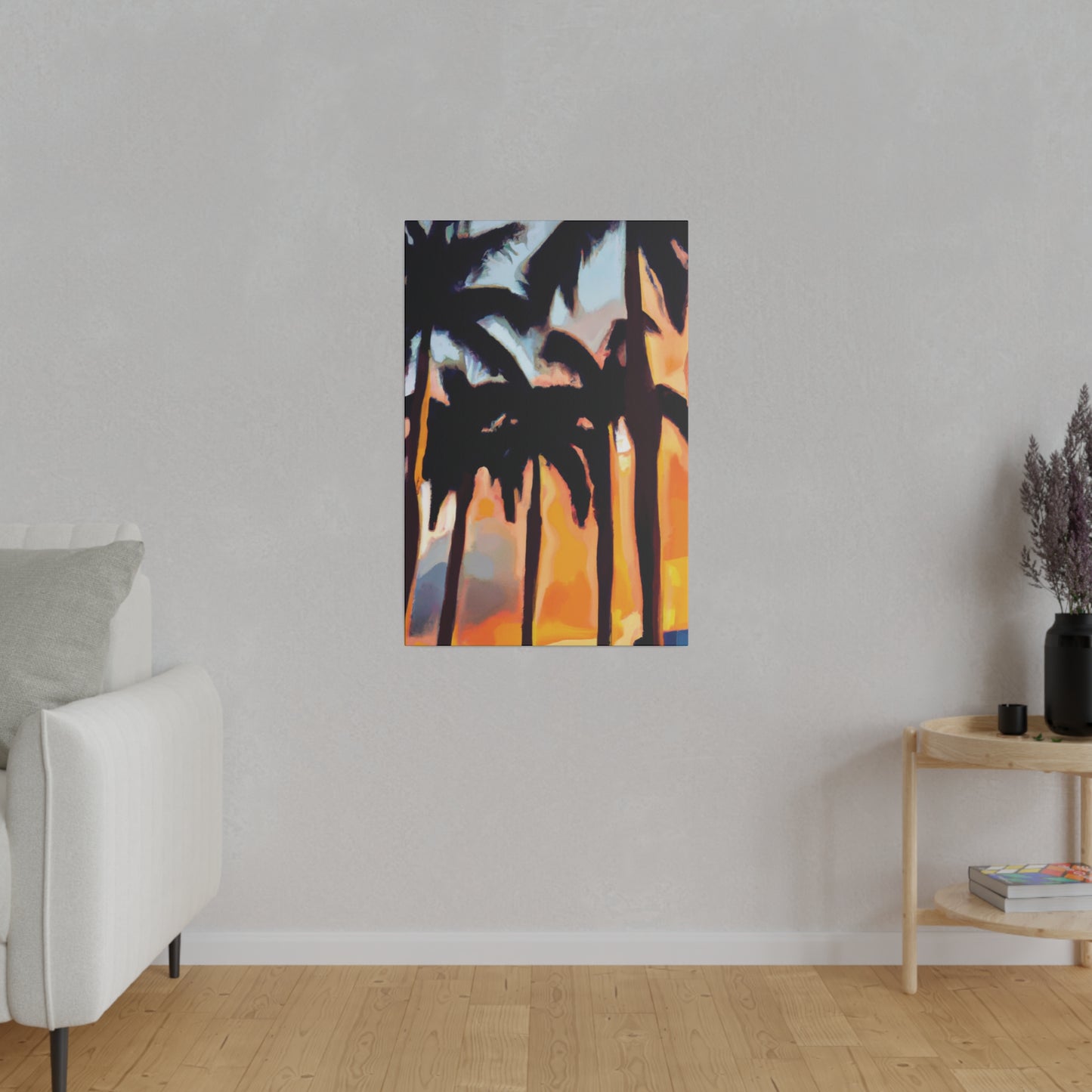 5642H - Miami Beach Sunset Painting Print | Miami | Beach | Sunset | Poster | Home Decor | Wall Art | Canvas