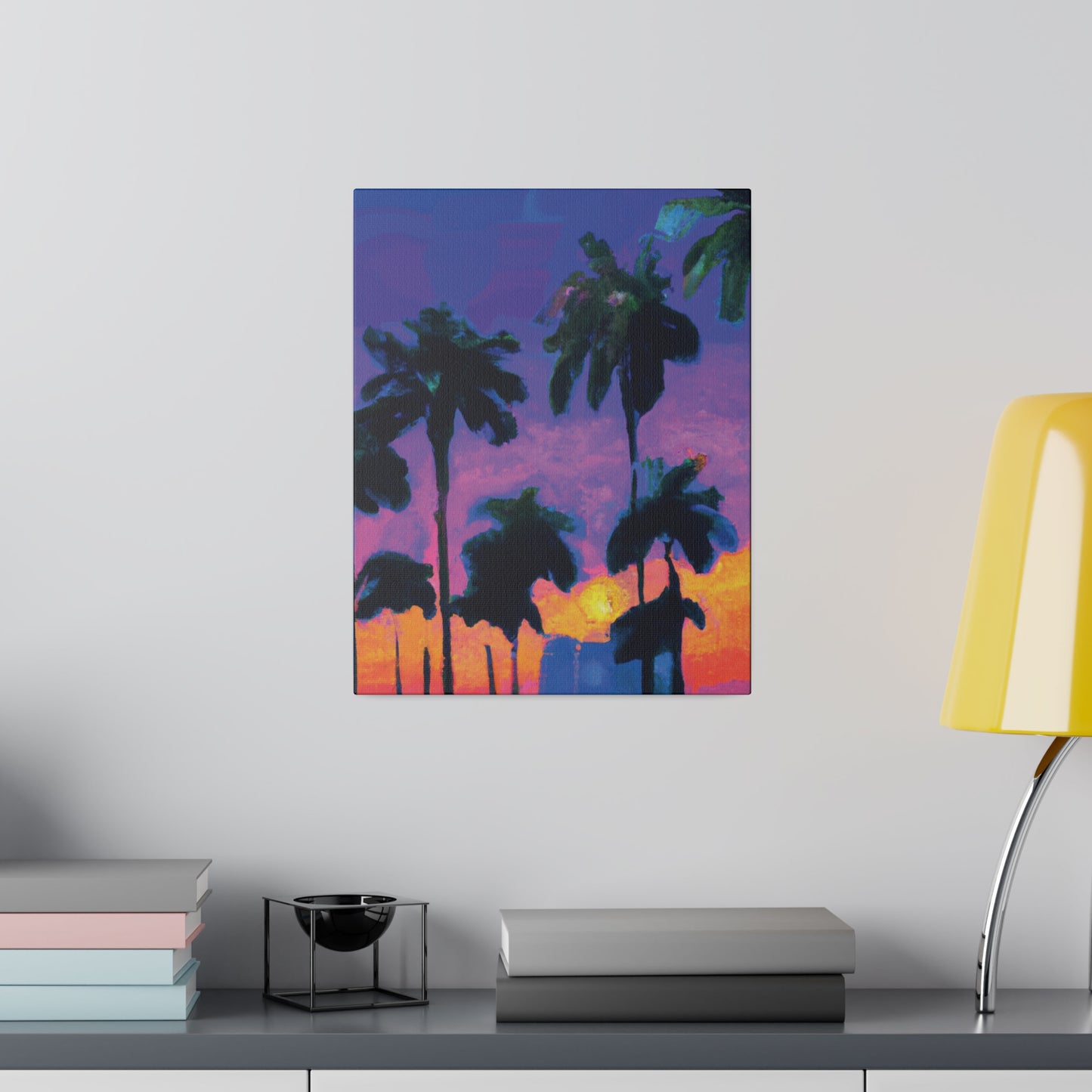 9232V - Miami Beach Sunset Painting Print | Miami | Beach | Sunset | Poster | Home Decor | Wall Art | Canvas