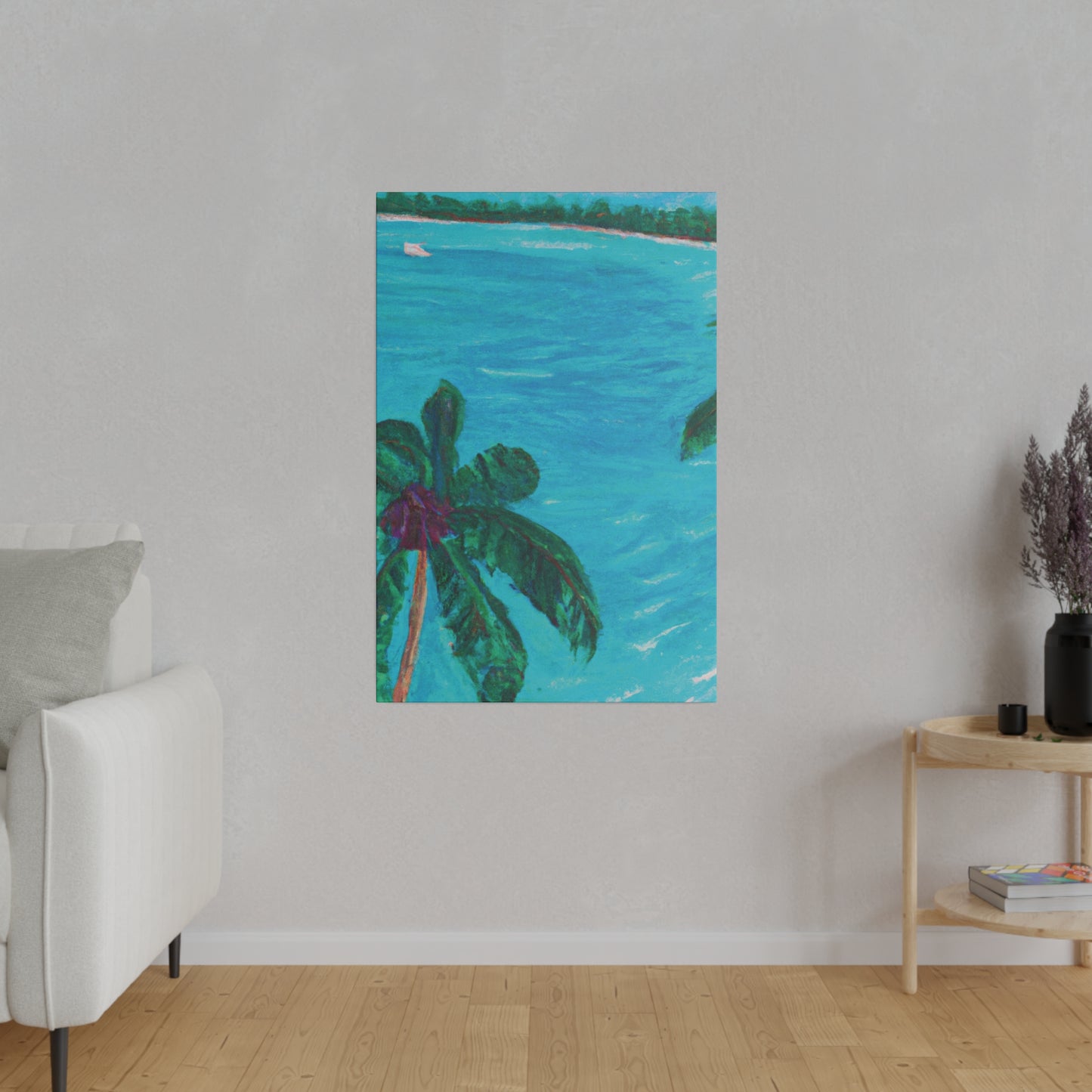 8319W - Bahamas Ocean Painting Print | Bahamas | Ocean | Beach | Poster | Home Decor | Wall Art | Canvas