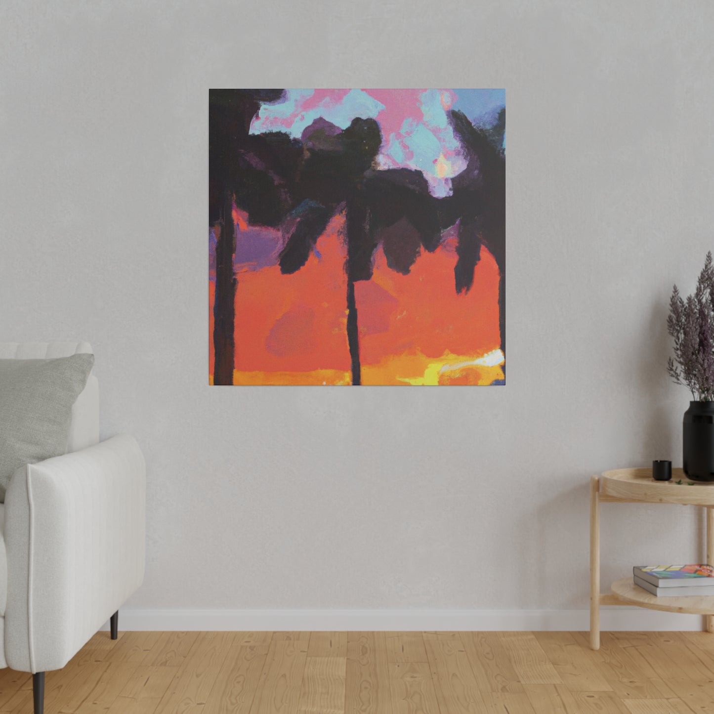 9276D - Miami Beach Sunset Painting Print | Miami | Beach | Sunset | Poster | Home Decor | Wall Art | Canvas