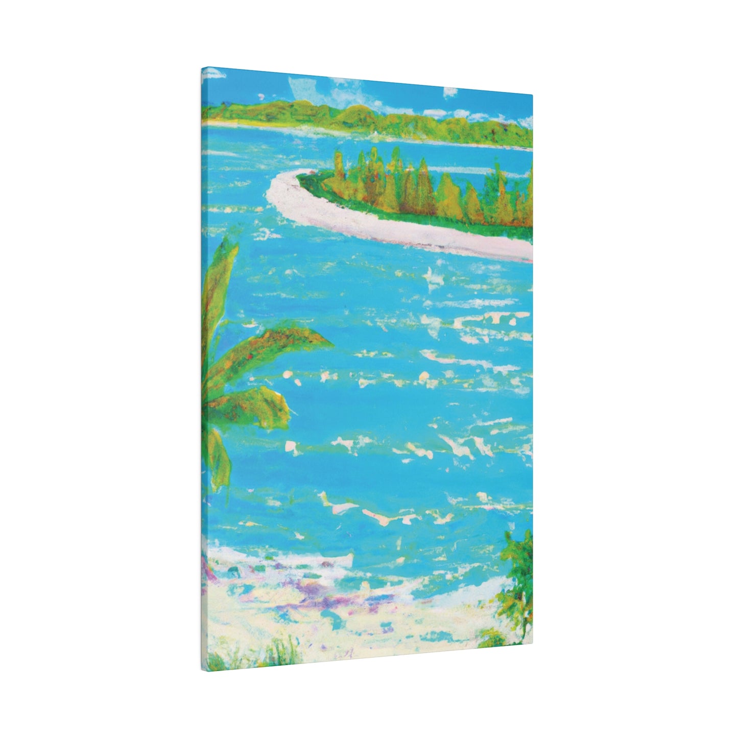 9555G - Bahamas Ocean Painting Print | Bahamas | Ocean | Beach | Poster | Home Decor | Wall Art | Canvas