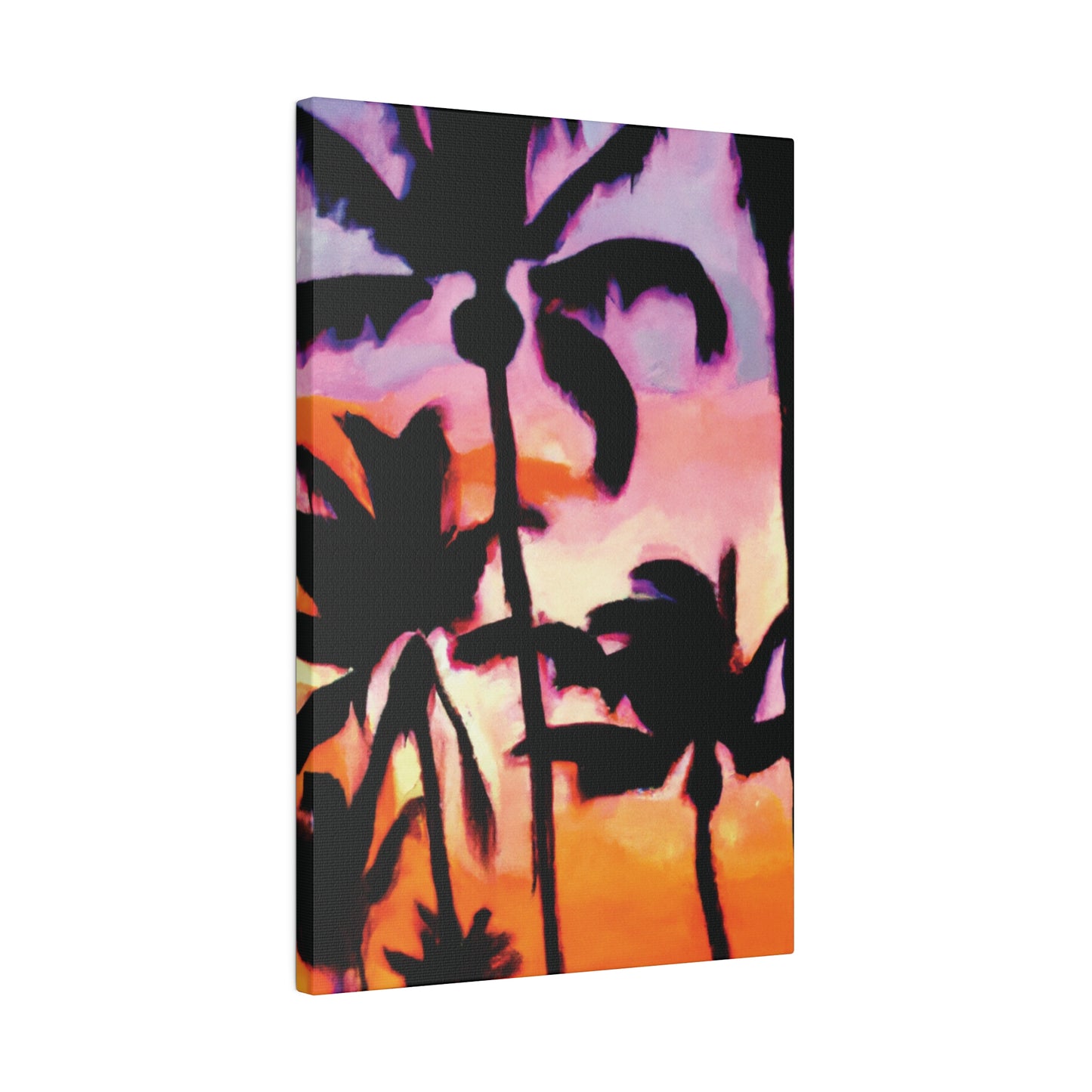 2090A - Miami Beach Sunset Painting Print | Miami | Beach | Sunset | Poster | Home Decor | Wall Art | Canvas