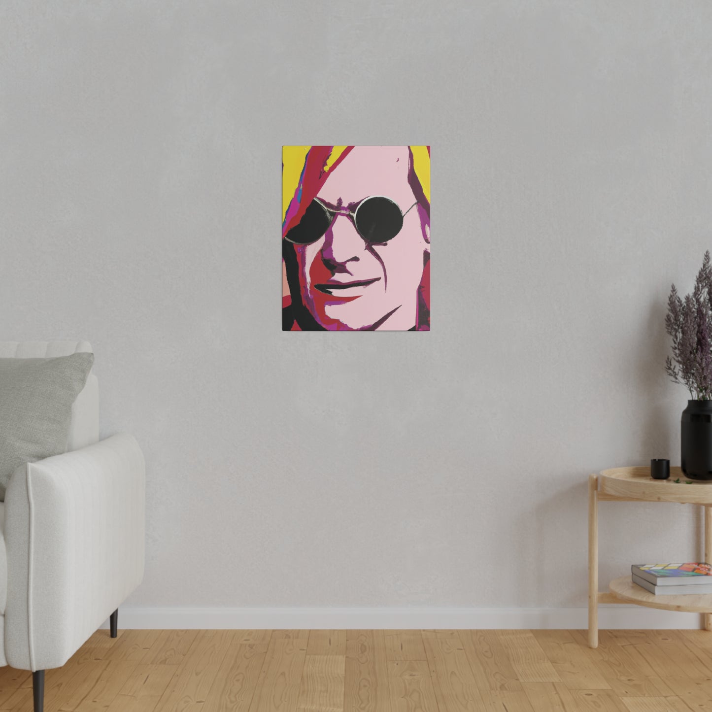 4125F - Rockstar Painting Print | Face | Abstract | Poster | Home Decor | Wall Art | Music Art | Canvas