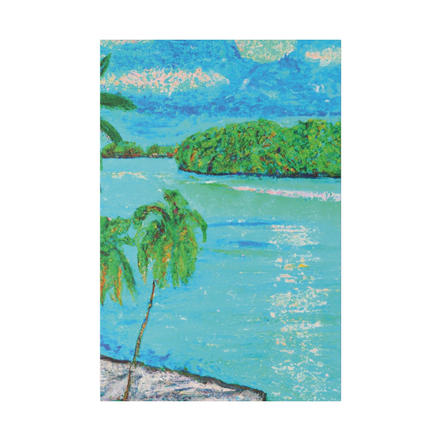 8239F - Bahamas Ocean Painting Print | Bahamas | Ocean | Beach | Poster | Home Decor | Wall Art | Canvas