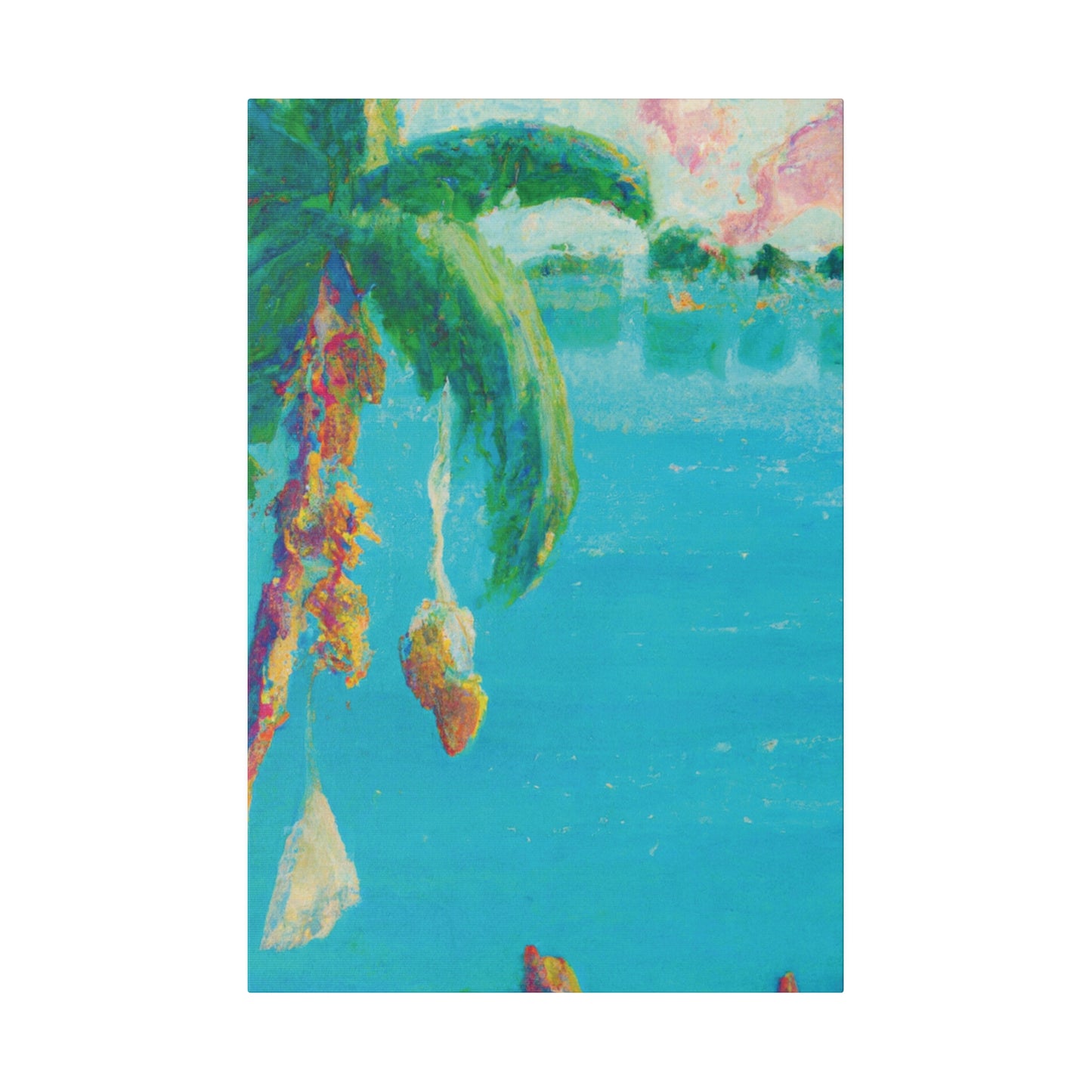 7357A - Bahamas Ocean Painting Print | Bahamas | Ocean | Beach | Poster | Home Decor | Wall Art | Canvas