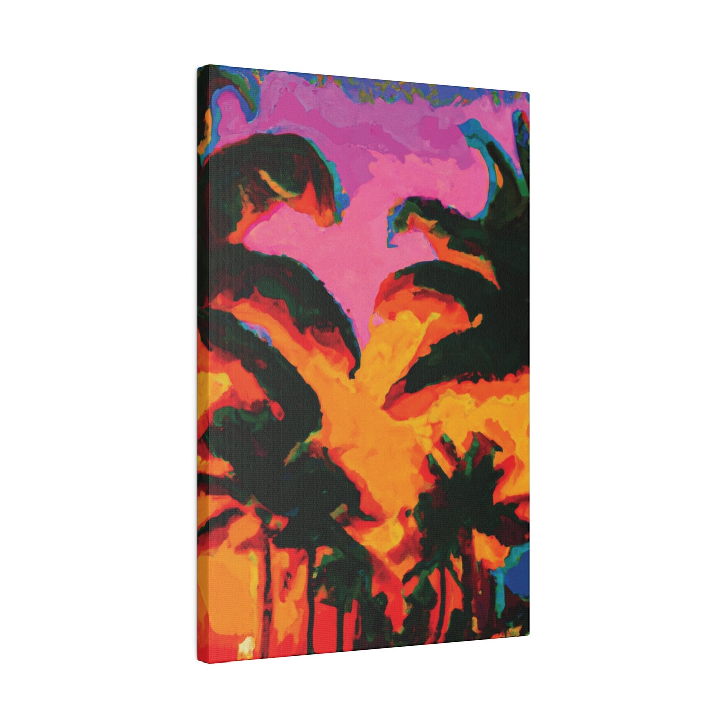 223L - Miami Beach Sunset Painting Print | Miami | Beach | Sunset | Poster | Home Decor | Wall Art | Canvas