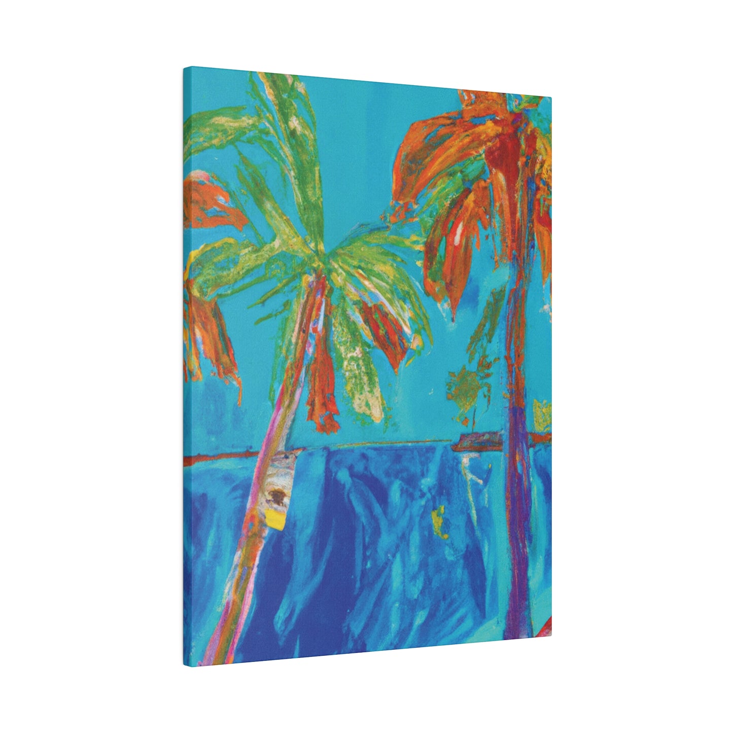 7834J - Bahamas Ocean Painting Print | Bahamas | Ocean | Beach | Poster | Home Decor | Wall Art | Canvas