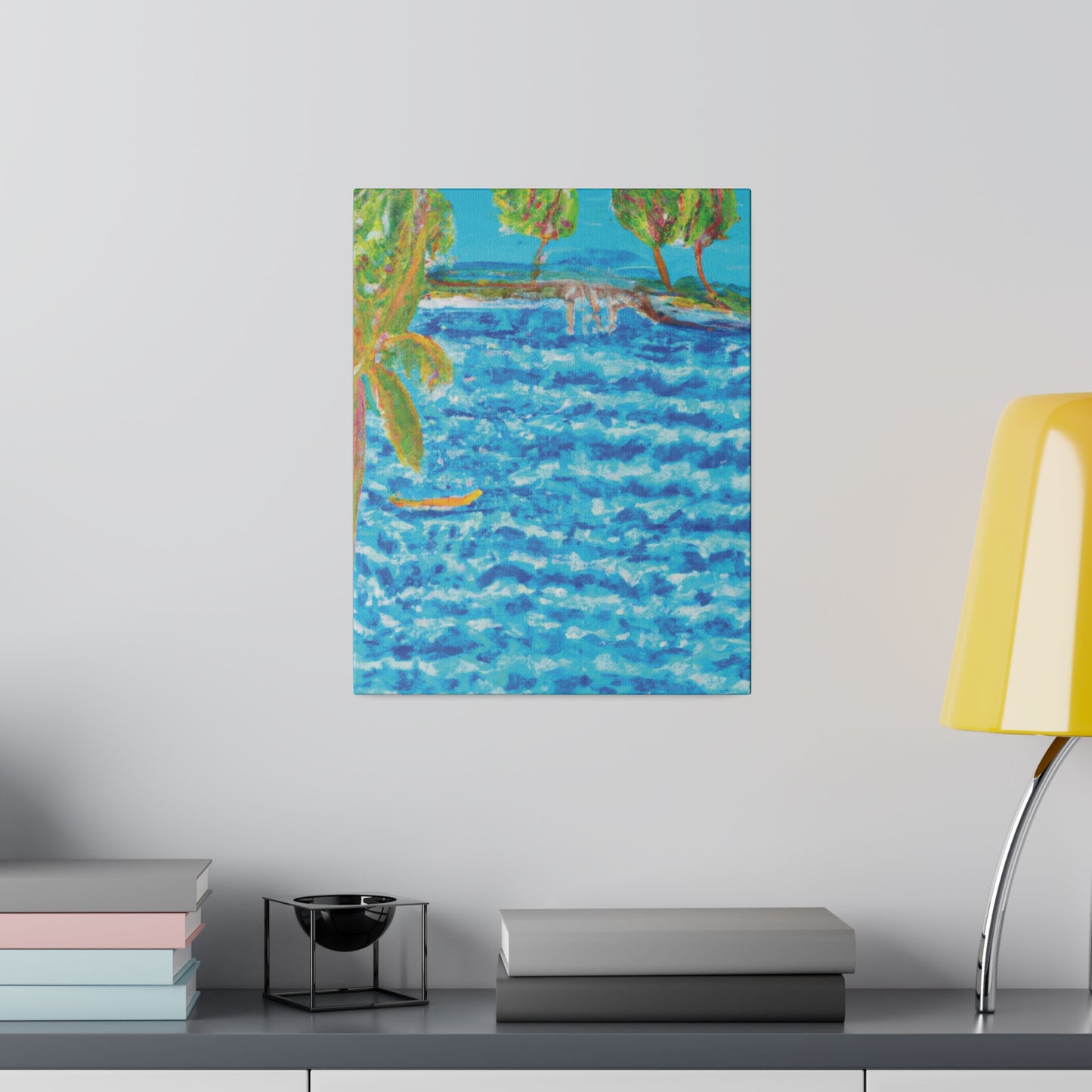 3687E - Bahamas Ocean Painting Print | Bahamas | Ocean | Beach | Poster | Home Decor | Wall Art | Canvas