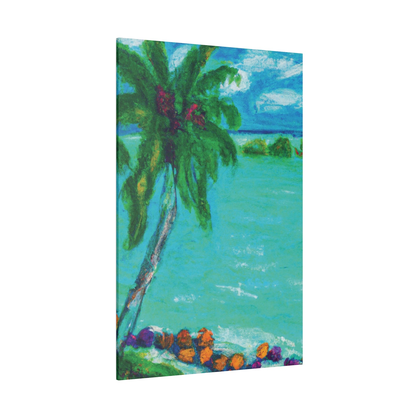 8864T - Bahamas Ocean Painting Print | Bahamas | Ocean | Beach | Poster | Home Decor | Wall Art | Canvas