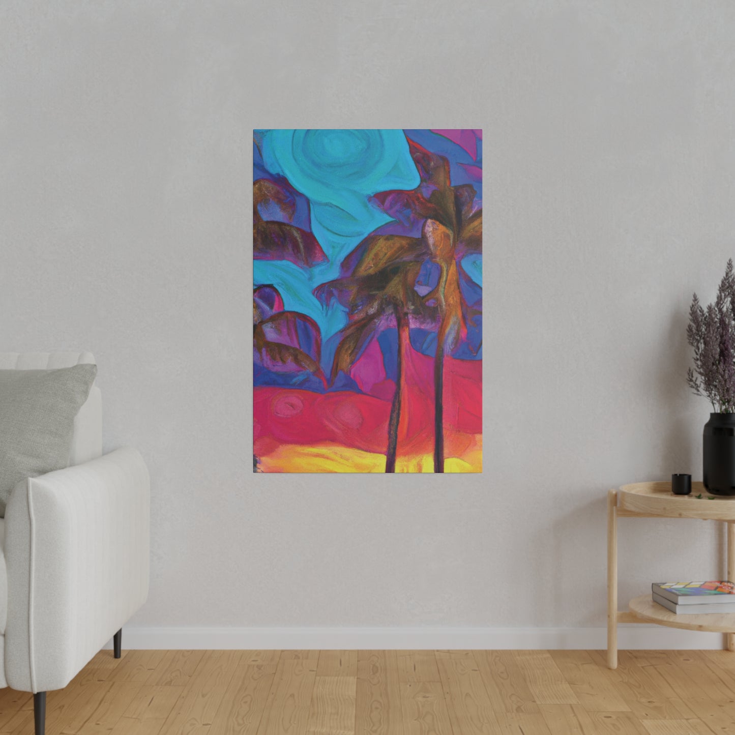 6709Z - Miami Beach Sunset Painting Print | Miami | Beach | Sunset | Poster | Home Decor | Wall Art | Canvas