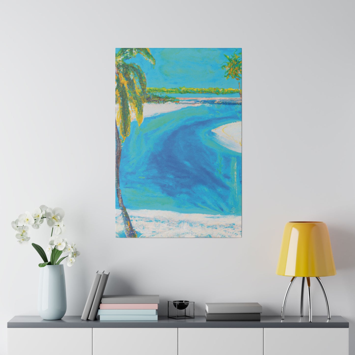 9106H - Bahamas Ocean Painting Print | Bahamas | Ocean | Beach | Poster | Home Decor | Wall Art | Canvas