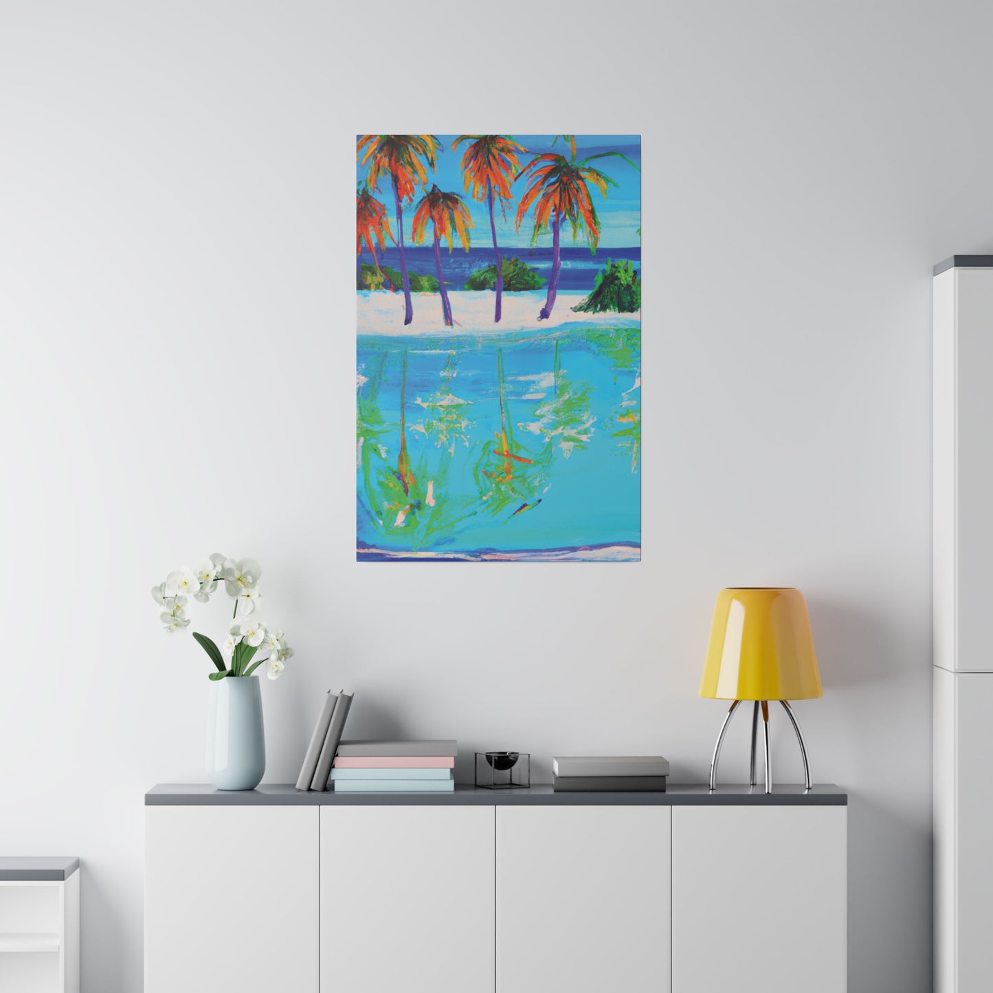 4518F - Bahamas Ocean Painting Print | Bahamas | Ocean | Beach | Poster | Home Decor | Wall Art | Canvas