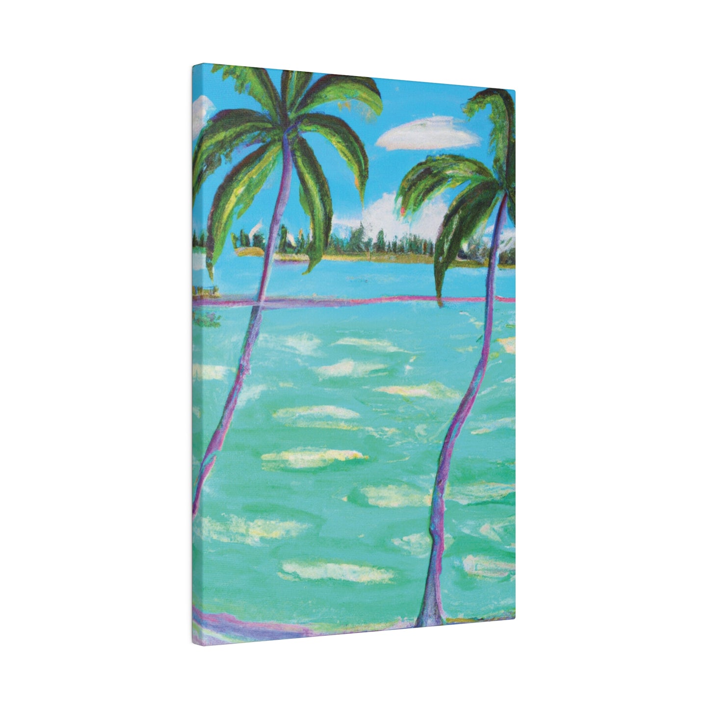 4451X - Bahamas Ocean Painting Print | Bahamas | Ocean | Beach | Poster | Home Decor | Wall Art | Canvas