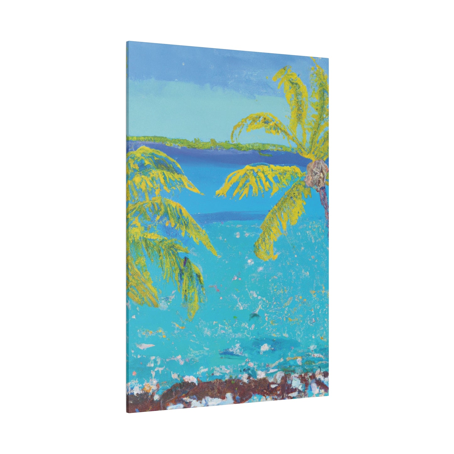9282F - Bahamas Ocean Painting Print | Bahamas | Ocean | Beach | Poster | Home Decor | Wall Art | Canvas
